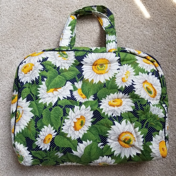 Ted Lapidus Handbags - Ted Lapidus large daisy cosmetics bag